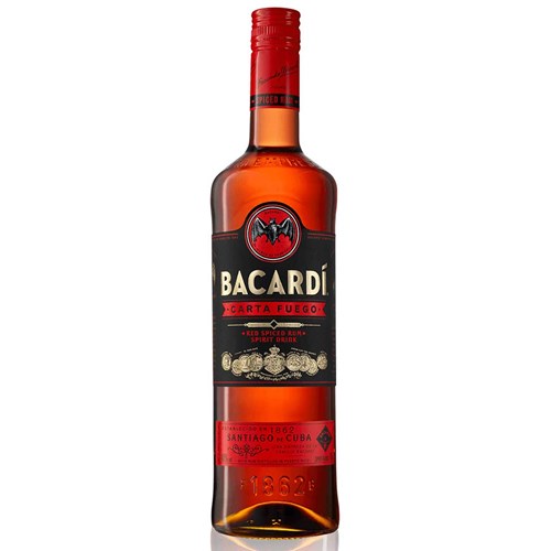 Bacardi Carta Fuego - Bacardi Carta Fuego Red Spiced Rum Spirit Drink - Delivered to Your Door
